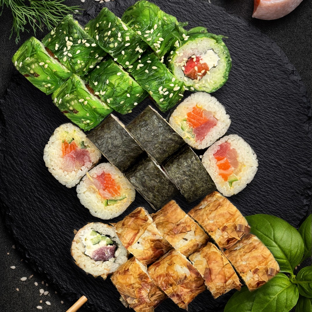 доставка суши ролл на стол в Солигорске