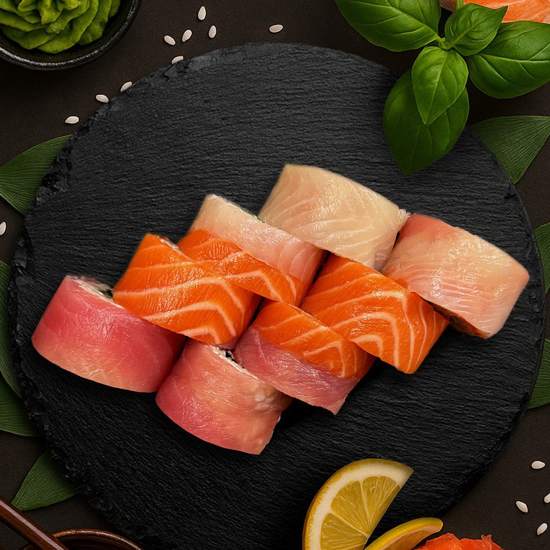 доставка суши ролл на стол в Солигорске