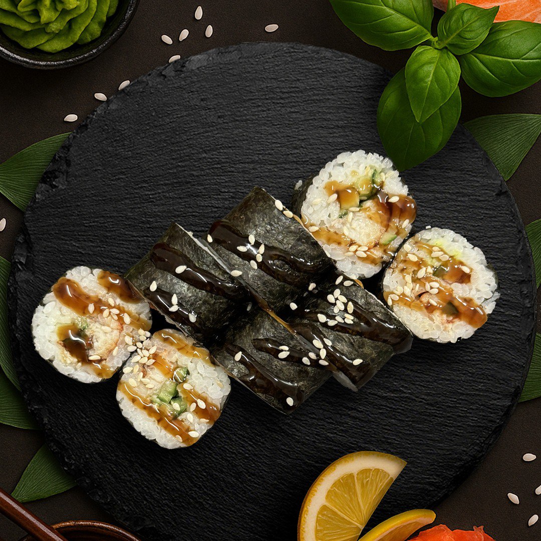 доставка суши ролл на стол в Солигорске