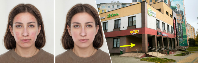 Где сделать срочно фото на документы в Солигорске: "Фото Смайл"