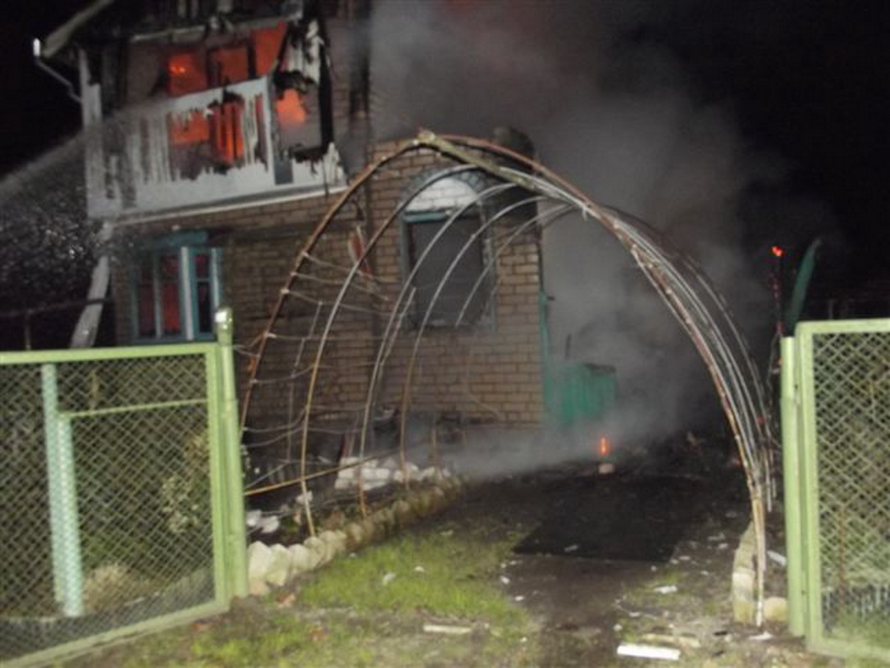Пожар в Летенце, Солигорский район
